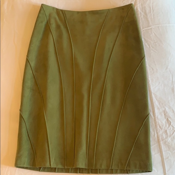 Green suede skirt NWT,All Products : American Fashion Style Bags On Sale